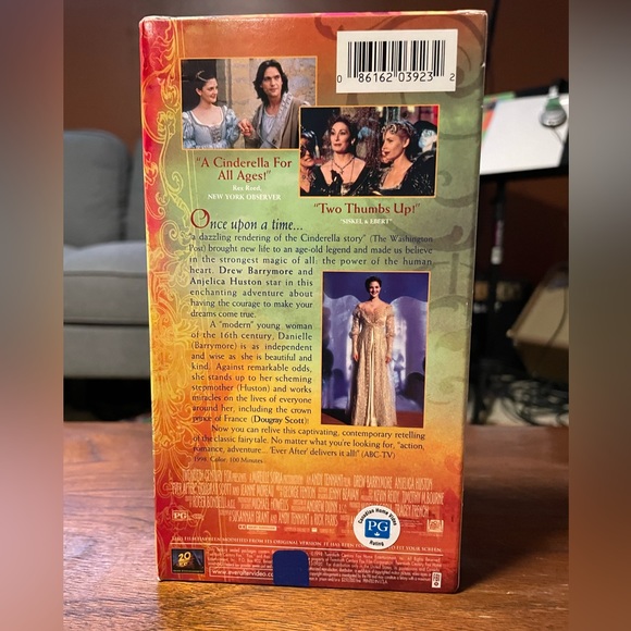 🧚♀️ Vintage Ever After 1998 Fox Drew Barrymore Video Cassette Tape 🧚♀️ - Picture 5 of 5